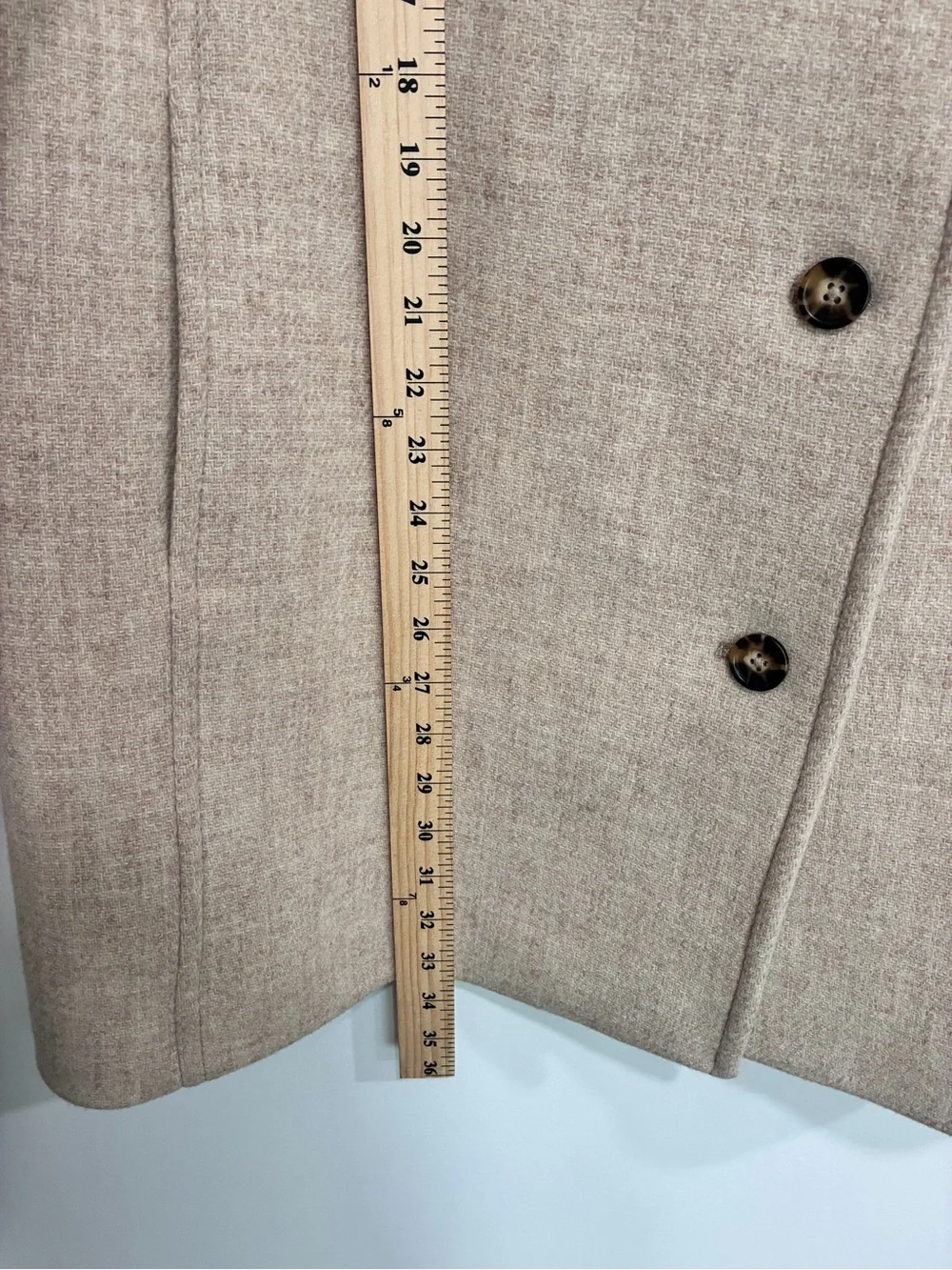 J. Crew Villa Coat women’s Italian Stadium cloth funnel neck in Taupe